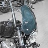 Motorcycle Windshield Deflector with Bracket Double Bubble Windscreen Fit for