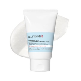 Illiyoon Ceramide Ato Concentrate Cream | Moisturizer for Dry & Sensitive Skin, 100hr Lasting Hydration, For Face & Body, Gentle for Infants, Moisture Barrier Repair, Vegan Certified, 6.76 fl.oz.