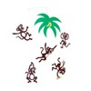 Monkey Tree Hanging Nursery Mobile - 23 Inches - High