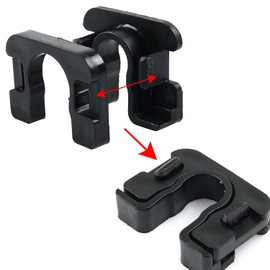 Rear Parcel Shelf Clips Fastening Brackets - Essential Car Interior Fittings Kit, Compatible with Ford Focus Fiesta B-MAX Mondeo Citroen DS3 C3 8A61 46698 AA 8A6146698A