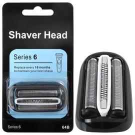 INGQI Performance Series 6 Foil Shaver Head Compatible with Brau n 6075cc, 6020s 6040cs, 6072cc, 6075cc, 6090cc, 6120s, 6140cs, 6172cc, 6175cc