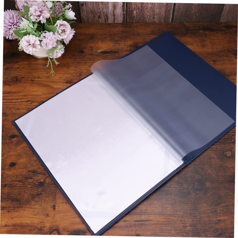 Operitacx Leatherette A4 Certificate Cover Compatible Blank Certificate Folder Elegant