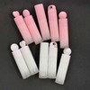 Empty Lipstick & Lip Gloss Tubes - Pink & White (Various Styles) Free Size/6ml (Angled Brush) White Flat Head ABS + 30ea
