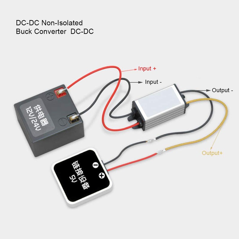Jadeshay Power Supply Voltage Converter DC DC Converter Converter 24V