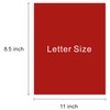 Heavyweight Red Cardstock, Thick Paper 100 Sheets (110 lb Cover