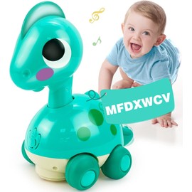 MFDXWCV Baby Toy, 0 Years Old, Movable Toy, Educational Toy, For 1 Years, 2 Years, 3 Years Old, Birthday Gift, Baby Toy, Toddler, Boys and Girls, Popular, Dinosaur Toy, Music, Lights Included,