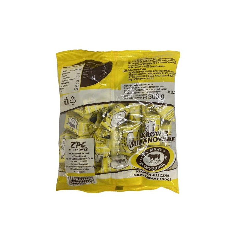 Krowki Milanowskie Milky Cream Fudge 300g (Pack of 3)