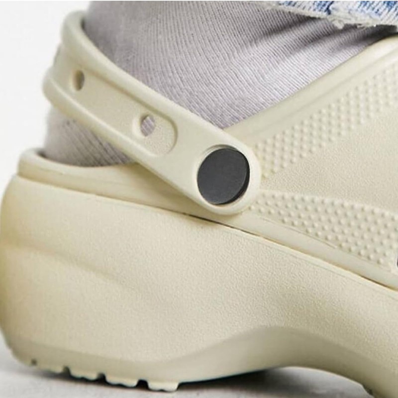 20PCS Croc Rivets Replacement, Screw Rivet, Plastic Croc Rivets, White