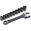 Crescent 11 Pc. Pass-Thru™ X6™ Black Oxide Adjustable Wrench and