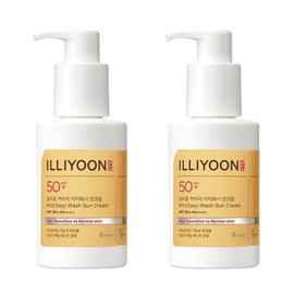 Illyyoon Illiyoon Large Capacity Hypoallergenic Illiun Sun Cream Easy Wash Sun Cream for the Whole Family 2 Pieces 150ml MJ / 일리윤 대용량 저자극 일리운 썬크림 온가족 이지워시 선크림 2개 150ml MJ