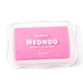 Fkereg Stamp Ink Pad, Washable Ink Pads for Stamping, Rubber Stamp Ink Pad for Crafting, Colored Ink Pads for Fingerprints, Handprint, Paper, Scrapbook, Card Making, Color Painting DIY, Light Pink