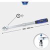 BRILLIANT TOOLS BT022992 1/2 Inch Telescopic Reversible Ratchet [Powered by