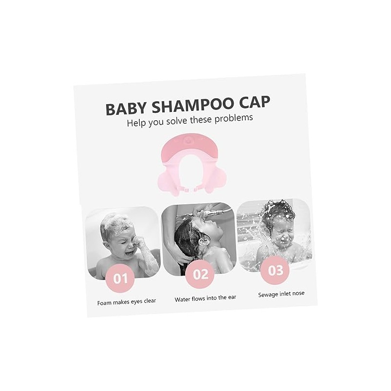 Gorro de champú, protector de lavado, visera para el cabello