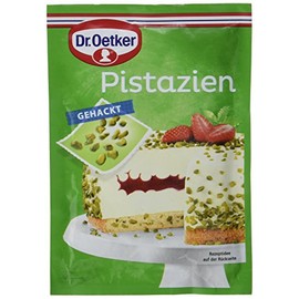 Dr. Oetker Pistachios Chopped, 25 g, Crushed Pistachios, Elegant Ingredient for Baking and Decorating Cakes, Cakes & Desserts, Ready to Eat, Vegan