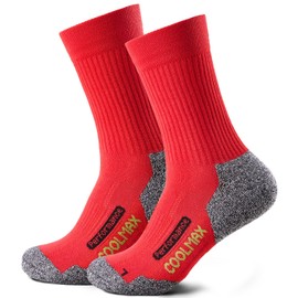 Piarini Coolmax Hiking Socks, Outdoor Socks, Long Functional Socks in Black, Anthracite, Navy, Petrol, 2 Pairs, Size: 35 - 38, 39 - 42, 43 - 46, 47 - 50 -