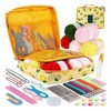 58-Piece Crochet Starter Kit for DIY Yarn Projects – Blue
