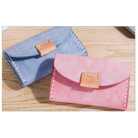 Okjew Leather Die Cutter DIY Credit Card Holder Wallet Woman Man Coin Purse Bag Alloy Steel Punch Cutting Die Wood Die for Leather Craft (Without Stitching Holes)