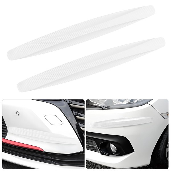Hbxdeco 2PCS Anti-Collision Car Bumper Guard Strip, Anti-Scratch Car Bumper