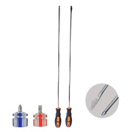 ToolUSA Artesia Tool Company 4 Piece Screwdriver Set for Hard to Reach Places: KIT-ODDSCREW