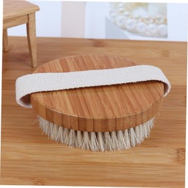 Ipetboom Deep Cleanse Horsehair Dry Brush Exfoliating Body Brush for Cellulite and Soft Skin