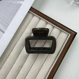 Briskyjp Hair Clip, Small, 3.1 inches (8 cm), Firmly Curled, Hair Clip, Hair Accessory, Bath, Banana Clip, For Adults, Korean Style, Cute, Hair Ornament, Simple, Office, Women's, PC Resin,