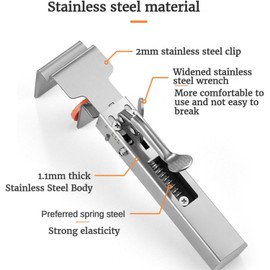 Adjustable Drawer Fixing Clamp, Drawer Face Clamp, Cabinet Clamps for Installing Cabinets, Cabinet Hardware Jig for Cabinet Installation tools (4 PCS)