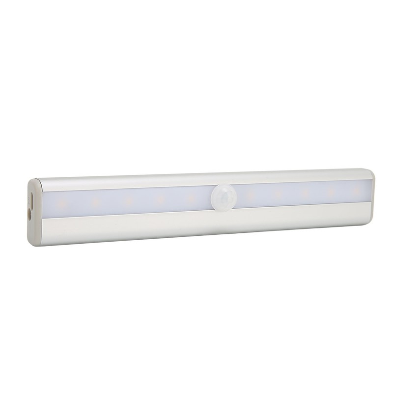 Motion Sensor Light Warm Light 10 LEDs Rechargeable Induction Night