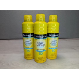 Neutrogena 3 Neutrogena Beach Defense Sunscreen Spray Lotion Protection SPF 50