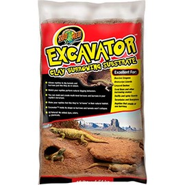 Zoo Med Excavator Clay Burrowing Reptile Substrate 20 lb Bag - Pack of 2