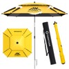 Outdoor Patio Umbrella, Easy to Push up for Baby &