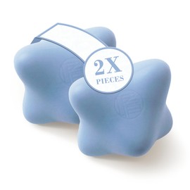 Tsubo-Oshi Massage Tools: 2-Pack Pressure Point Reflexology Tool - Handheld Silicone Massager for Knots, Muscle Tension & Relaxation - Vegan