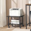 HOOBRO Printer Stand, 2-Tier Industrial Under Desk Printer Cart with