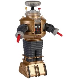 Lost In Space Electronic Lights & Sounds B9 Robot Golden Boy Edition 11"