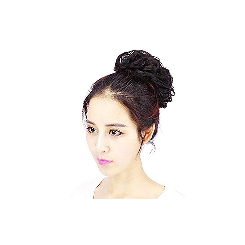 Synthetic hair elastic - chignon effect - hairstyle - hairpieces