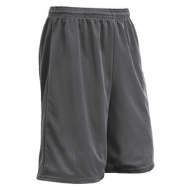 CHAMPRO Diesel 7" Inseam Polyester Short - Youth, Youth Small, Charcoal
