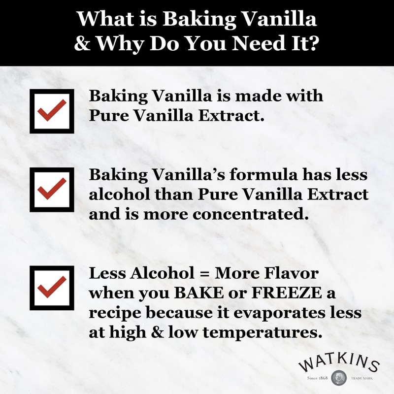Watkins Organic Original Gourmet Baking Vanilla, with Pure Vanilla Extract,