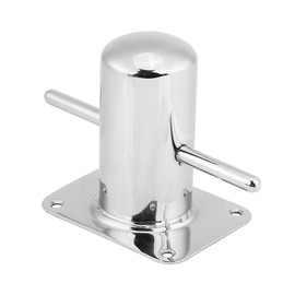 Boat Bollard Boat Cross Bollard Mooring Bit Stainless Steel Material Size 120 x 90 x 120mm Mooring Lock Cross Bollard Easy to Install Sturdy and Stable Marine Mooring Supplies Long Time Use
