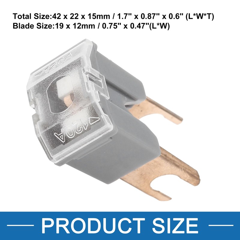 A ABSOPRO 120A Slow Blow PAL Pacific Type Male Fuse