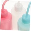 Botella de Limpieza de Pestañas Boca Curva 250ml Resistente a