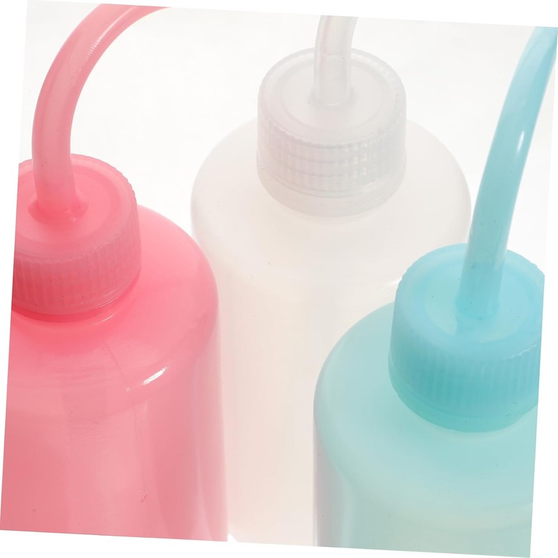 Botella de Limpieza de Pestañas Boca Curva 250ml Resistente a