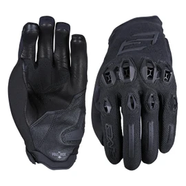 FIVE GLOVES Stunt EVO 2 Motorcycle Gloves for Women - Riding Gloves for Motorcycle, Scooter and More, Black, S-08