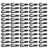 MagiDeal 60 Pcs Plastic/Elastic Rope/Shock Cord Hook for 4 or