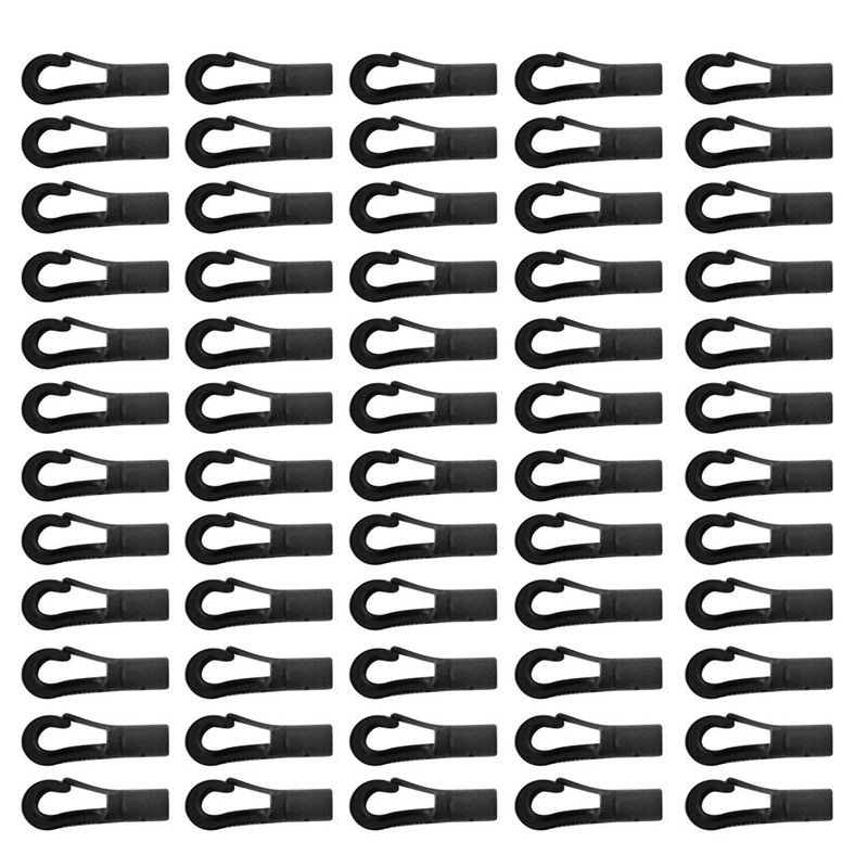 MagiDeal 60 Pcs Plastic/Elastic Rope/Shock Cord Hook for 4 or