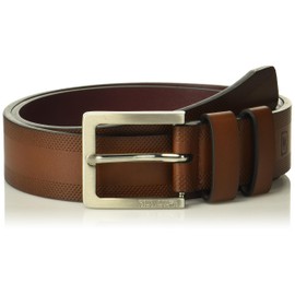 STACY ADAMS Men's James Belt, Cognac, 34