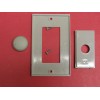 Russound (4) Almond Russound Knob & Wall Plate for Impedance