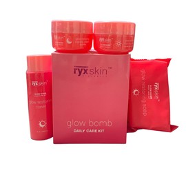 RYX Skin Globom Daily Care Kit, Skin Care Set with Toner, Cream and Soap