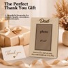 Dad Memorial Picture Frame Holds 4 x 6 Photo, Rustic