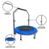 Mini Trampoline with Handlebar - 36" Trampoline w/Adjustable handrail Height