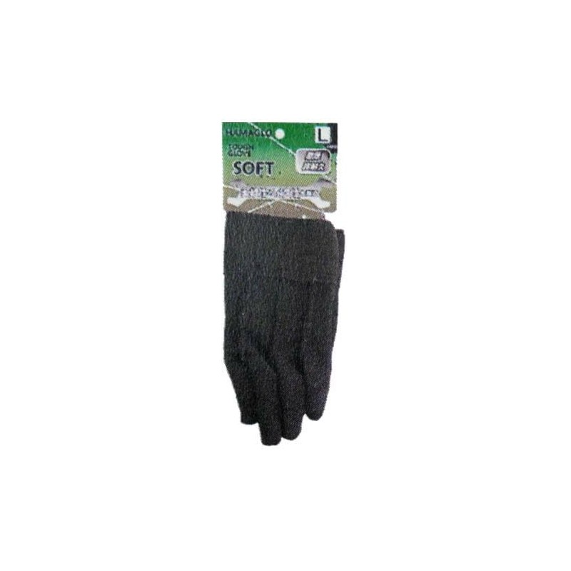 Nobanoba H903 Artificial Leather Back Seam, Black, L