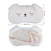 Ulife Mall Cute 3D White Puppy Kids Sleeping Mask, Funny